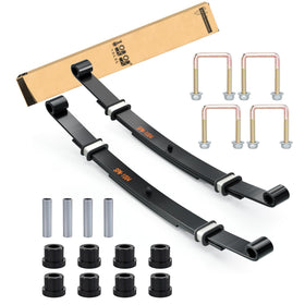 10L0L heavy-duty rear 3-leaf springs kit for EZGO TXT ready for installation