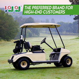 10L0L heavy-duty rear bumper resists impact on Club Car DS rides
