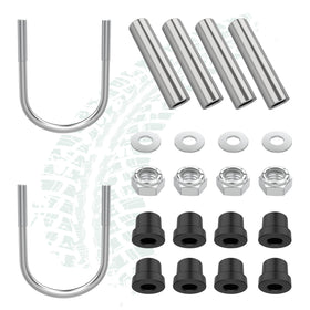 10L0L heavy-duty rear spring kit ready for off road or towing use.