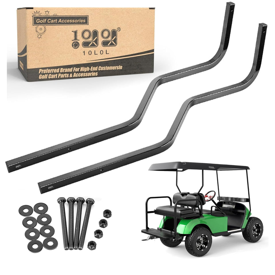 10L0L heavy-duty rear strut brackets for EZGO TXT 88-inch top enhance cart stability