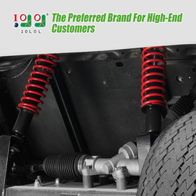 10L0L heavy-duty shock rear EZGO TXT enhances rear comfort on uneven surfaces