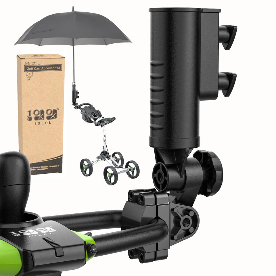 10L0L umbrella holder base view shows sturdy aluminum construction for windproof use.