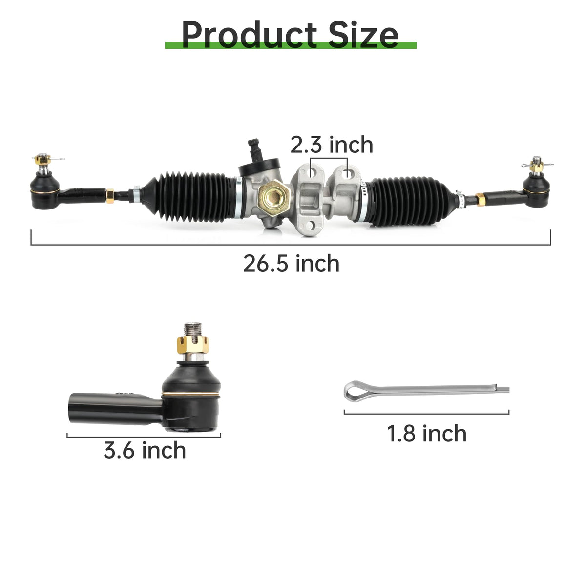 10L0L high-quality steering box for EZGO RXV, OEM-style fit