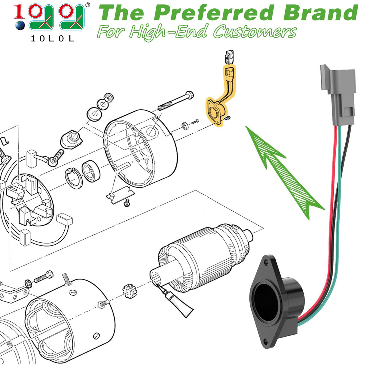 10L0L high speed magnet for IQ system supports top-end.