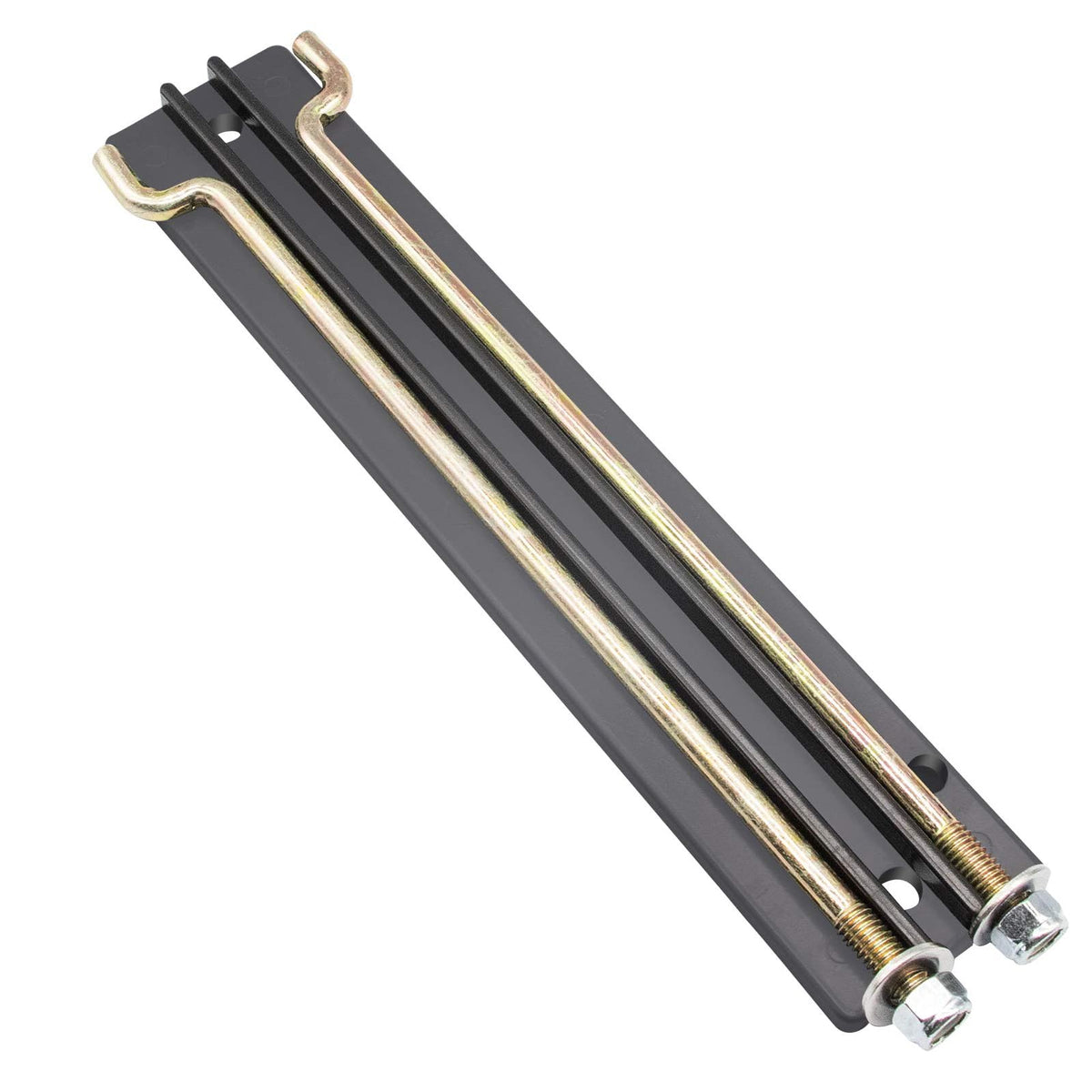 Includes six rods with nuts and washers for complete hardware