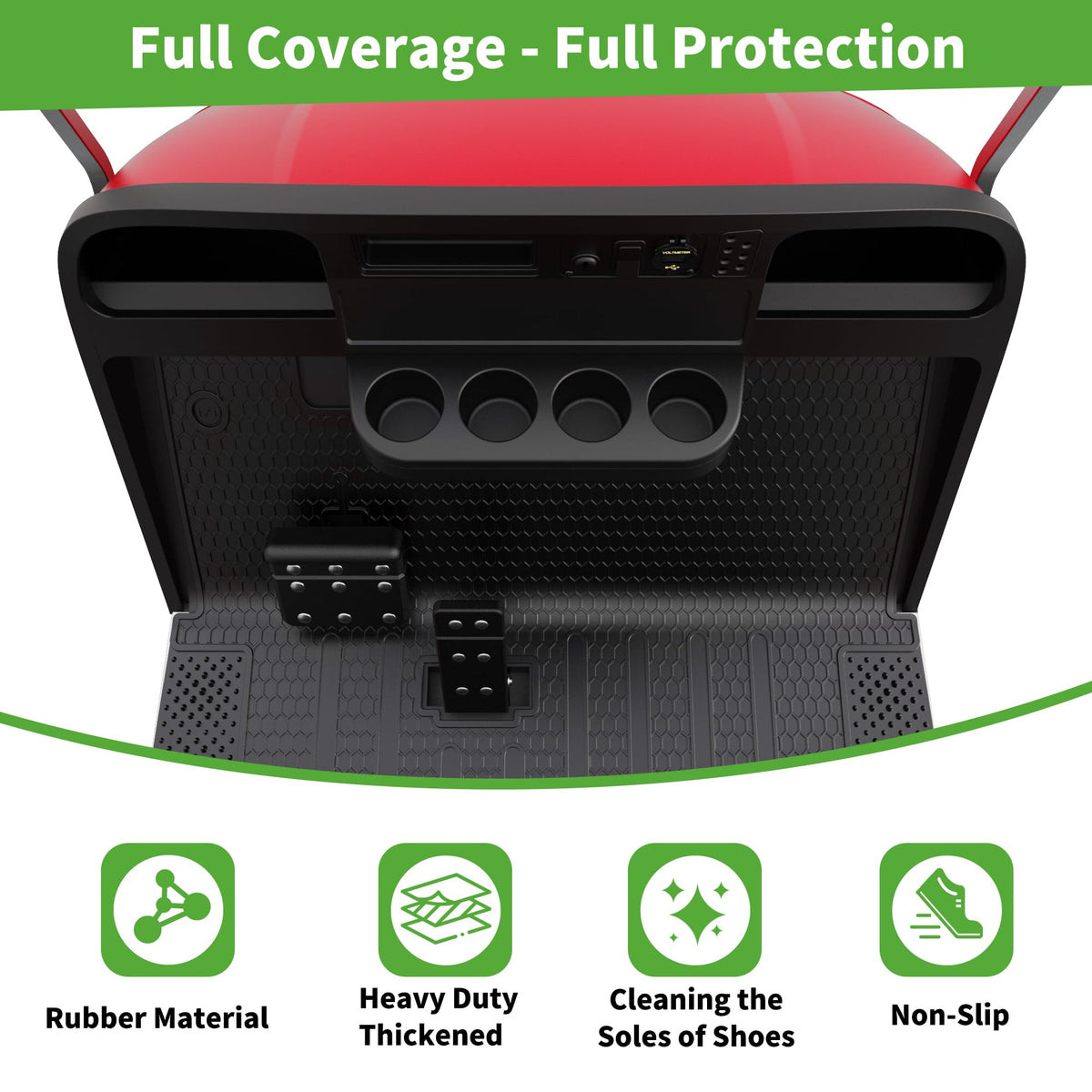 10L0L honeycomb anti-slip pattern enhances grip on all surfaces.