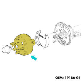 10L0L hub center 3/4-inch with 24-tooth spline provides stable mounting.