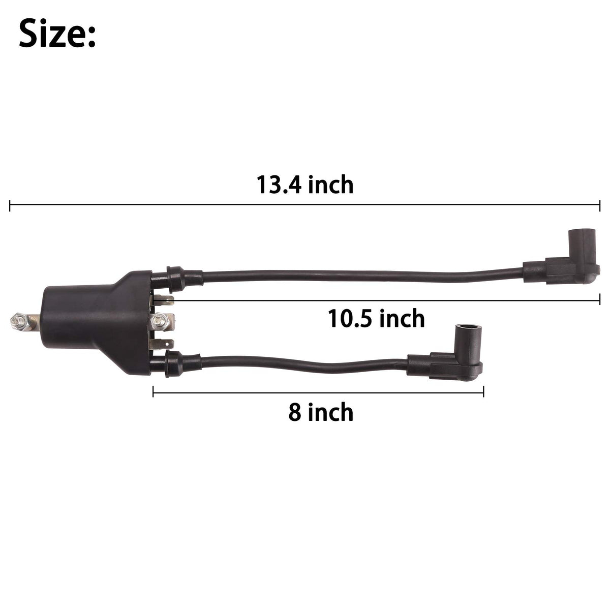 10L0L ignition coil close-up showing high-quality contacts for EZGO engines