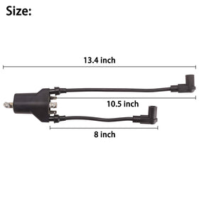 10L0L ignition coil close-up showing high-quality contacts for EZGO engines