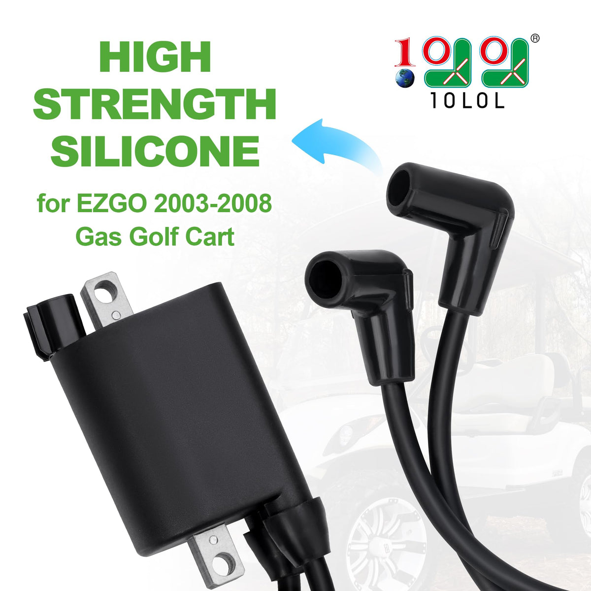 10L0L OEM replacement coil 72866-G01 compatibility for EZGO carts.