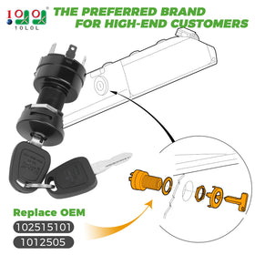 10L0L ignition key switch for Club Car Onward with easy replacement