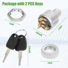 10L0L ignition switch compatibility with ezgo models supports easy maintenance.
