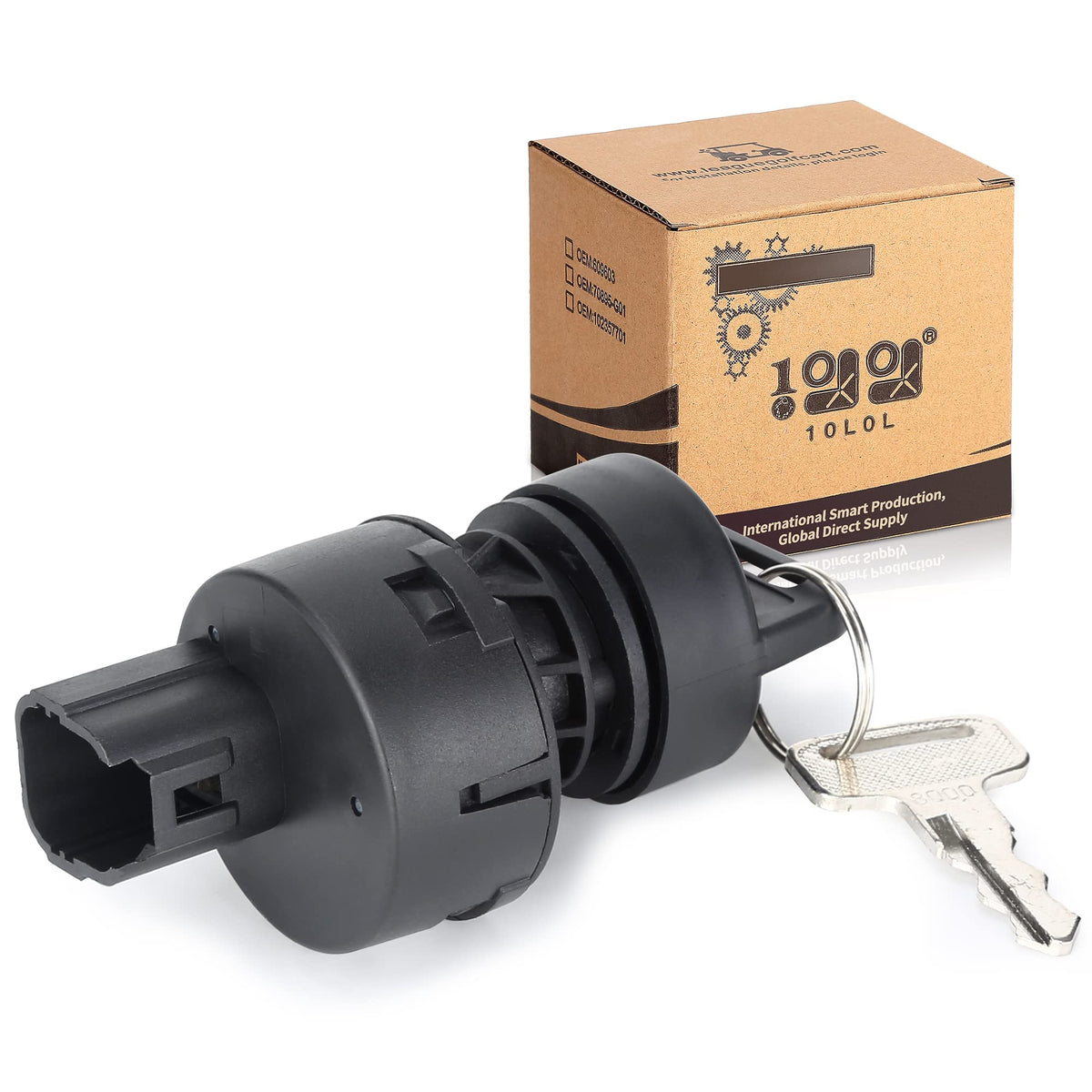 10L0L installation-ready ignition switch assembly for easy upgrades.