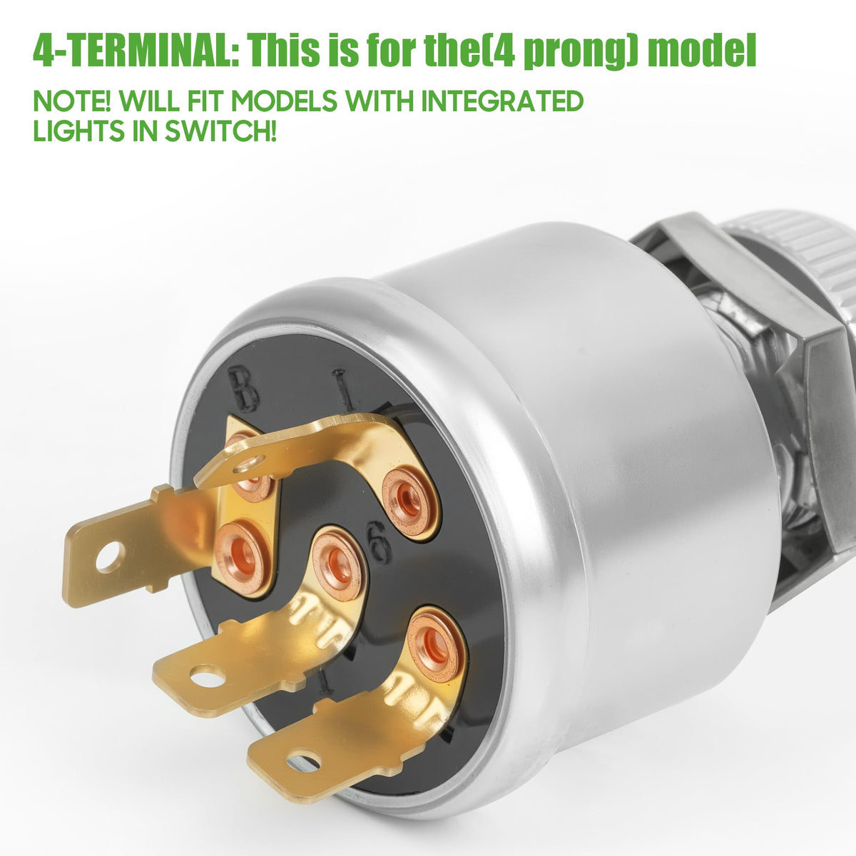 10L0L EZGO ignition switch includes two keys and installation hardware for quick setup.