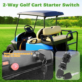 10L0L ignition switch kit includes 2 keys for convenience