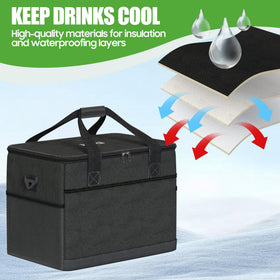 10L0L two included ice packs ready to pre-chill contents