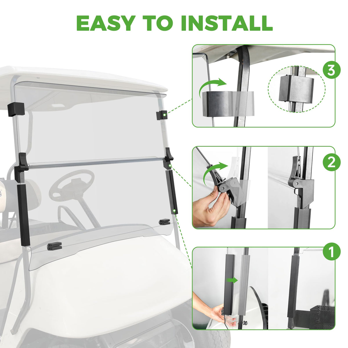10L0L hardware kit and instructions simplify setup on your cart