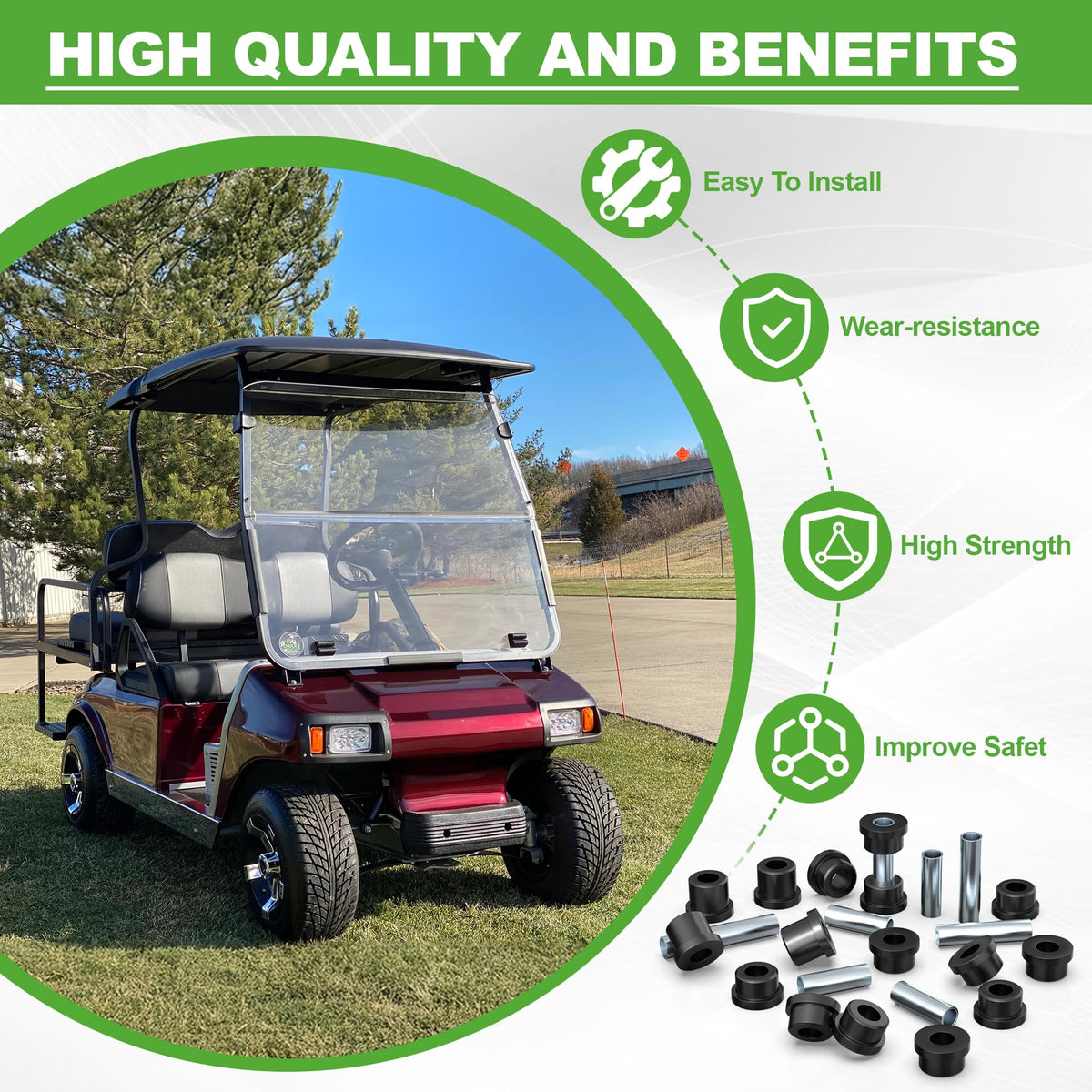 10L0L inner bronze sleeves ensure precise alignment and long wear life