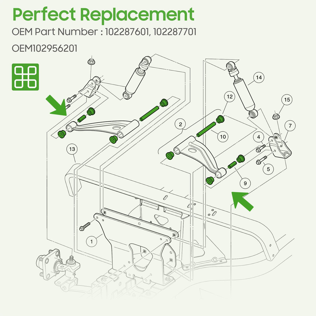 10L0L Inner and outer rolled sleeve detail for enhanced control.