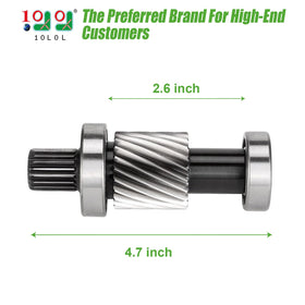 10L0L bearing inside view shows quality bearings for smooth operation
