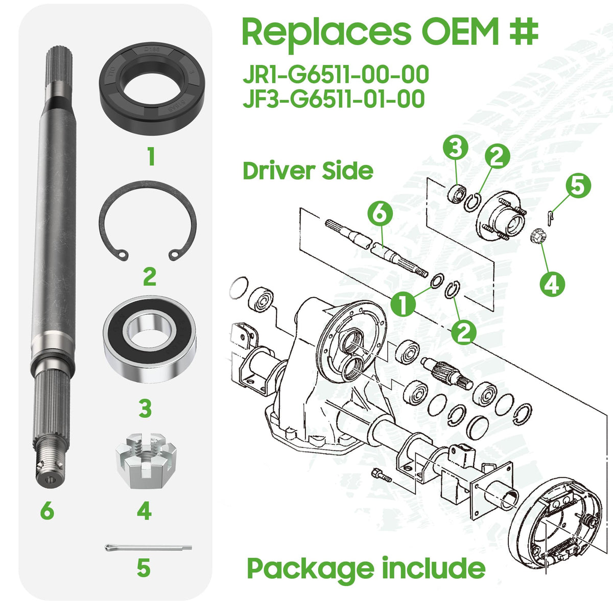 Hand-rotation setup to verify hub and shaft alignment during installation.