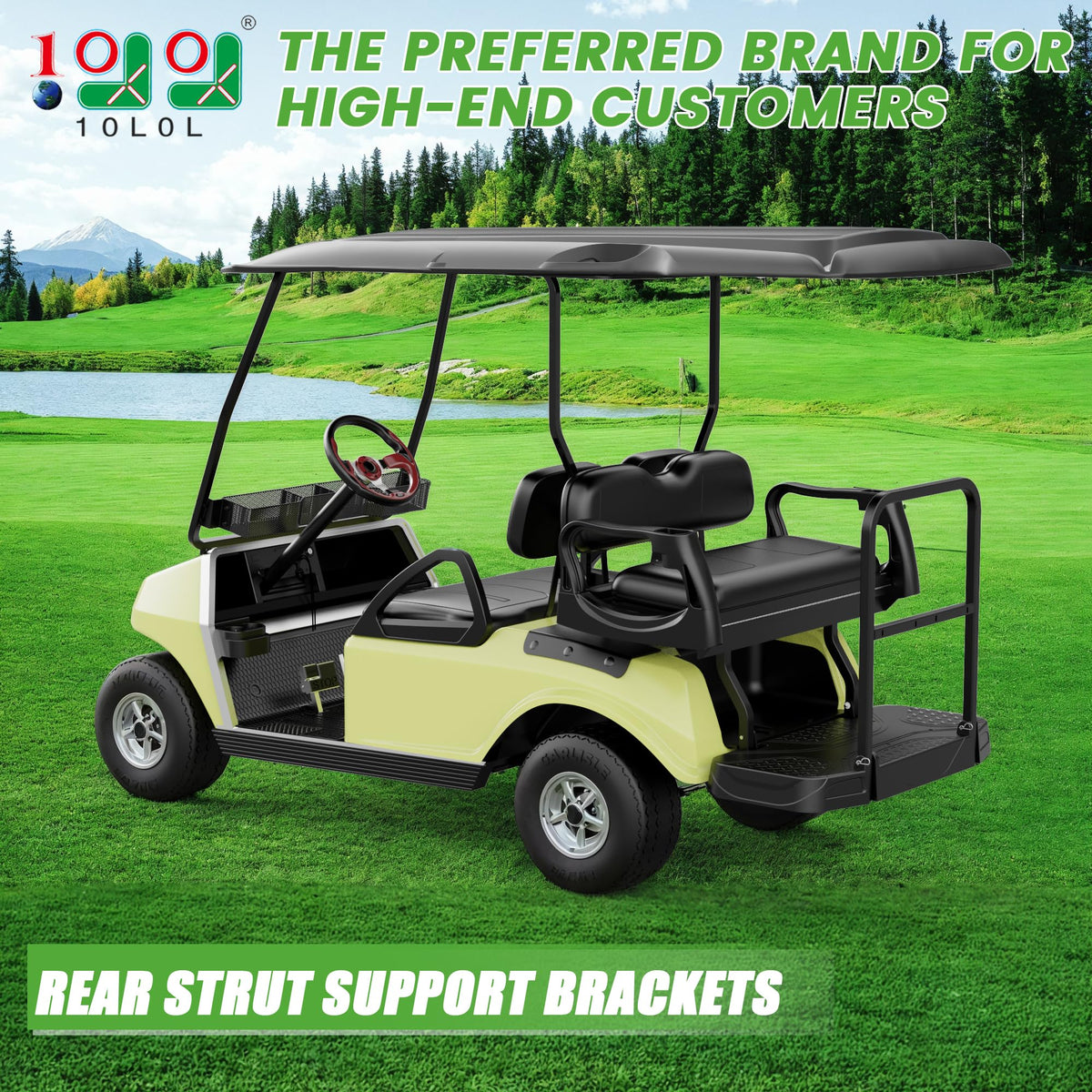 Installation guide and hardware for Club Car DS 88-inch models