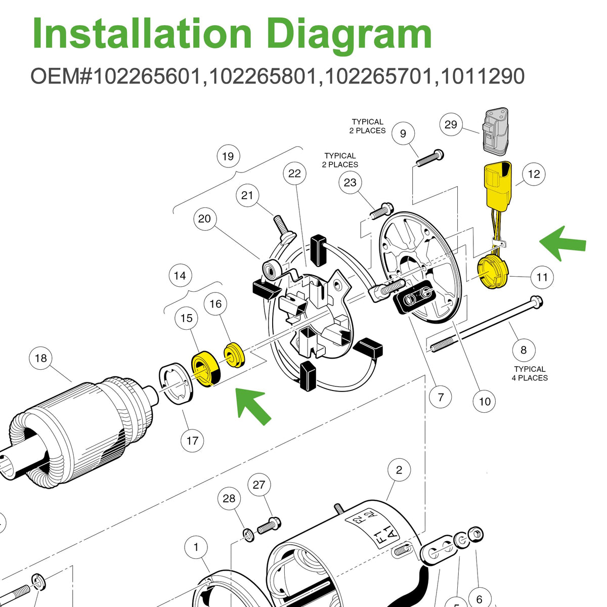 Installation guide kit showing easy module swaps.