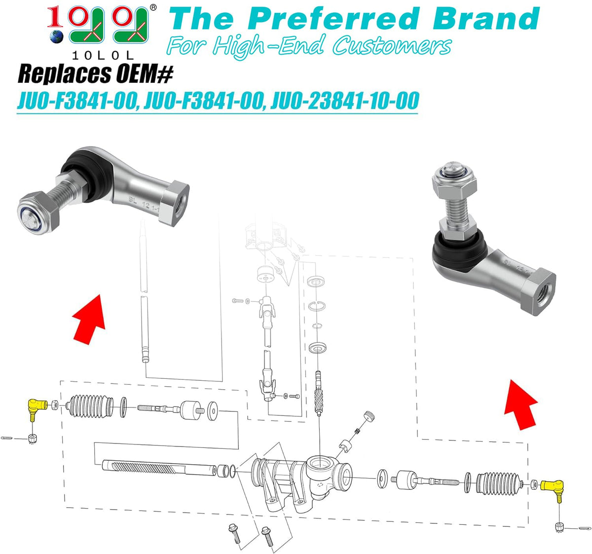 Installation guide view showing easy replacement for Yamaha G22/G29 models