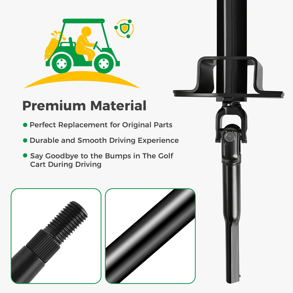 10L0L installation in progress on EZGO RXV cart
