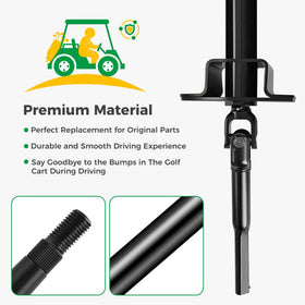 10L0L installation in progress on EZGO RXV cart