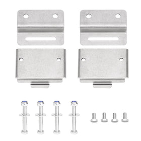 10L0L installation-ready hinge set for Yamaha carts.