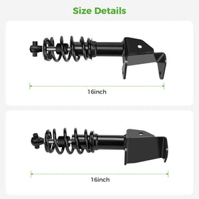 10L0L installation-ready shocks kit with driver and passenger sides