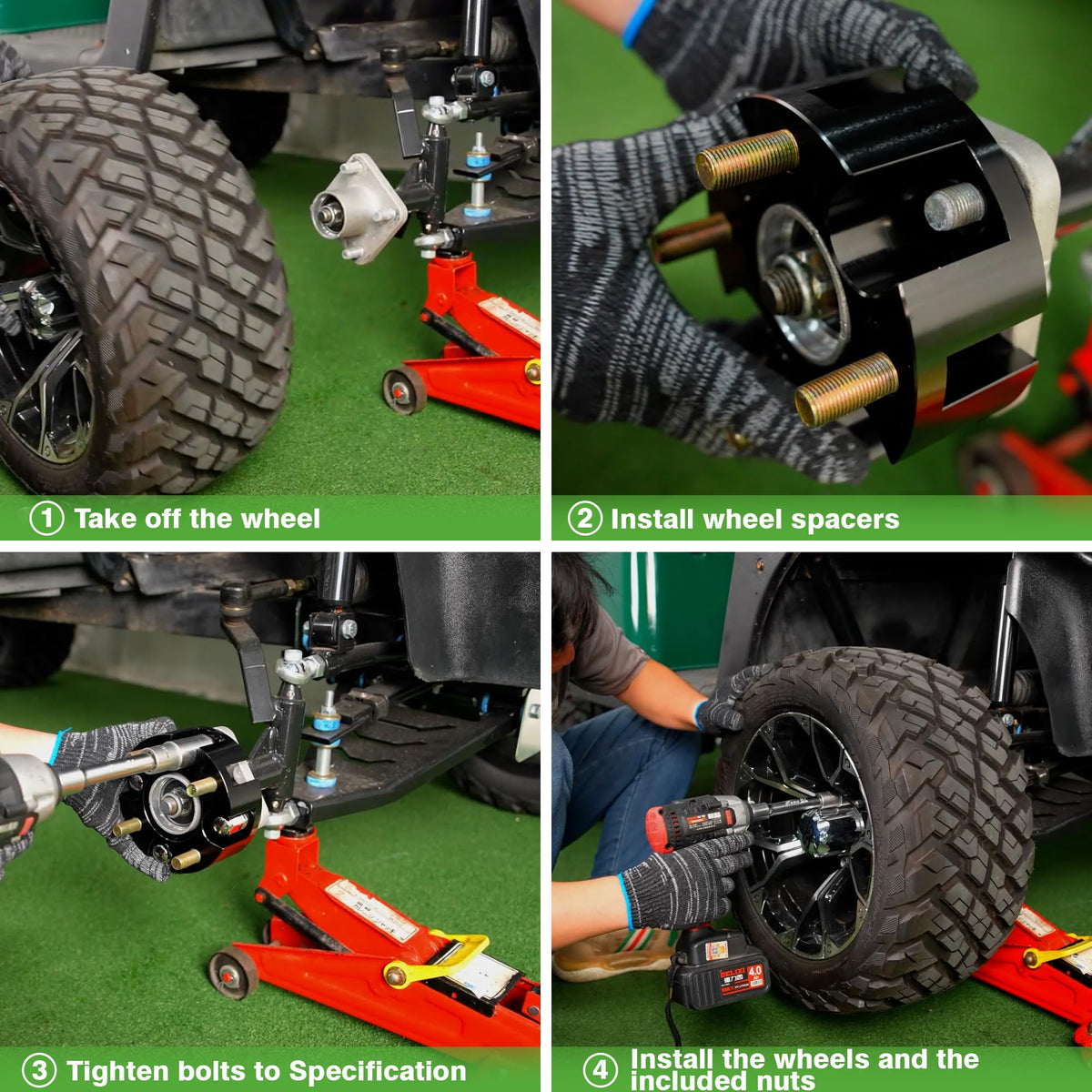 10L0L installation tools shown with spacer kit for reference