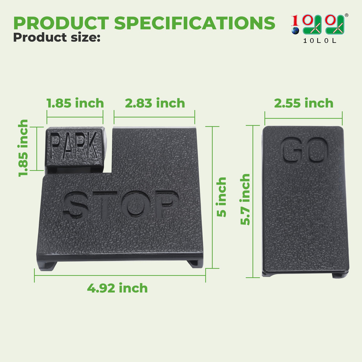 10L0L installation-friendly pedal pad kit view for quick replacement