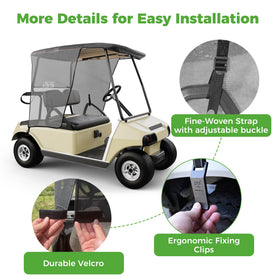 10L0L Integrated Adjustable Straps with Retractable Buckle simplify installation.