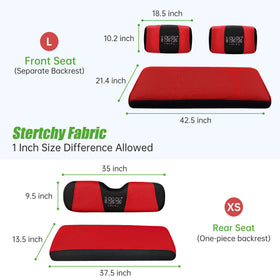 10L0L interior-renewal elevates golf cart appearance with a sleek, sporty finish