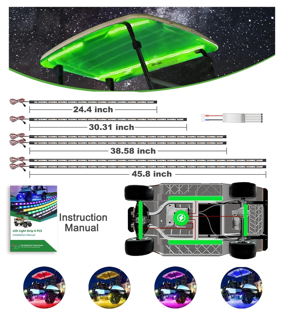 10L0L wireless remote enables quick mode changes from your seat.