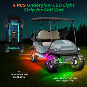 10L0L IP67 waterproof rating keeps lights protected in diverse weather.