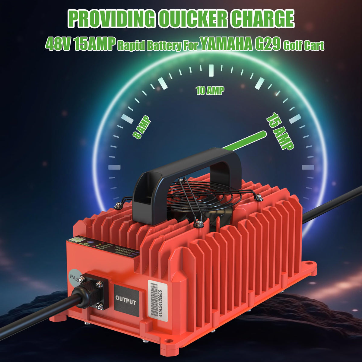 10L0L IP67 protection guards against water and dust during outdoor charging