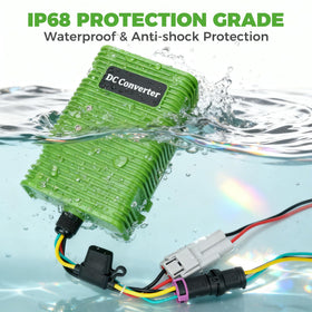 10L0L IP68 waterproof DC converter for outdoor golf cart use