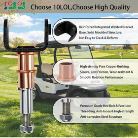 10L0L bronze king pin bushings set enhances front end durability.
