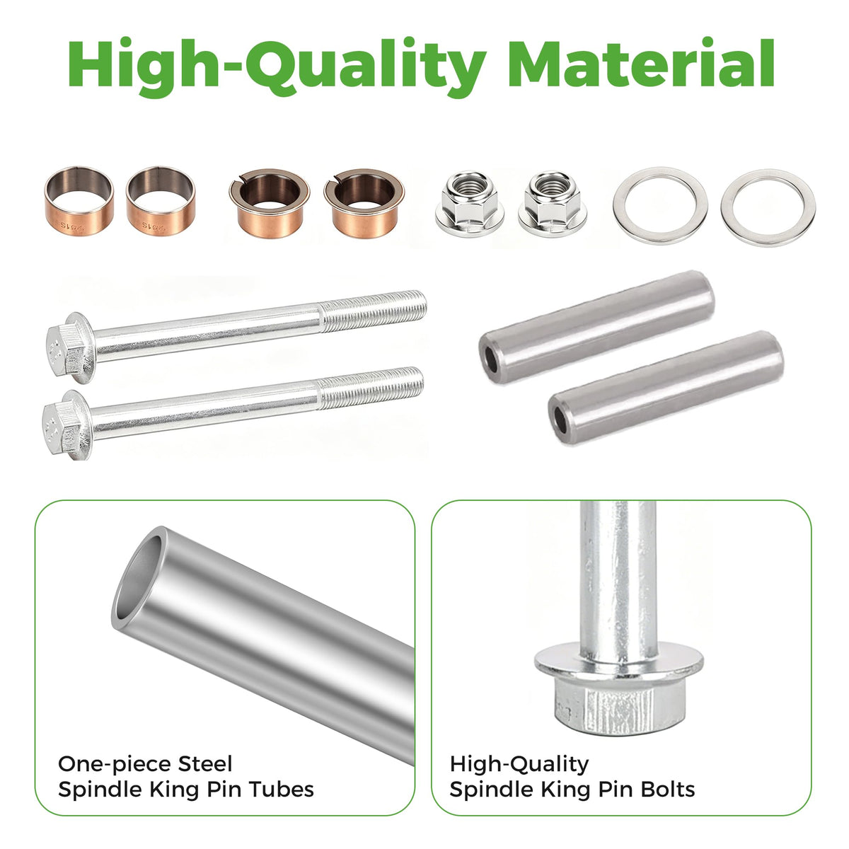 10L0L spindle tube kingpin kit replacement parts for OEM compatibility