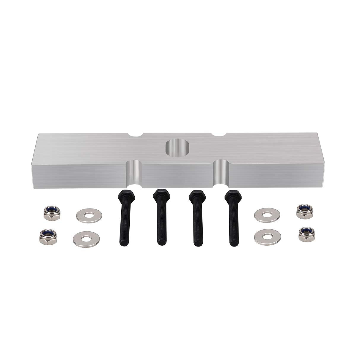 10L0L kit installed between front spring and mounting plate
