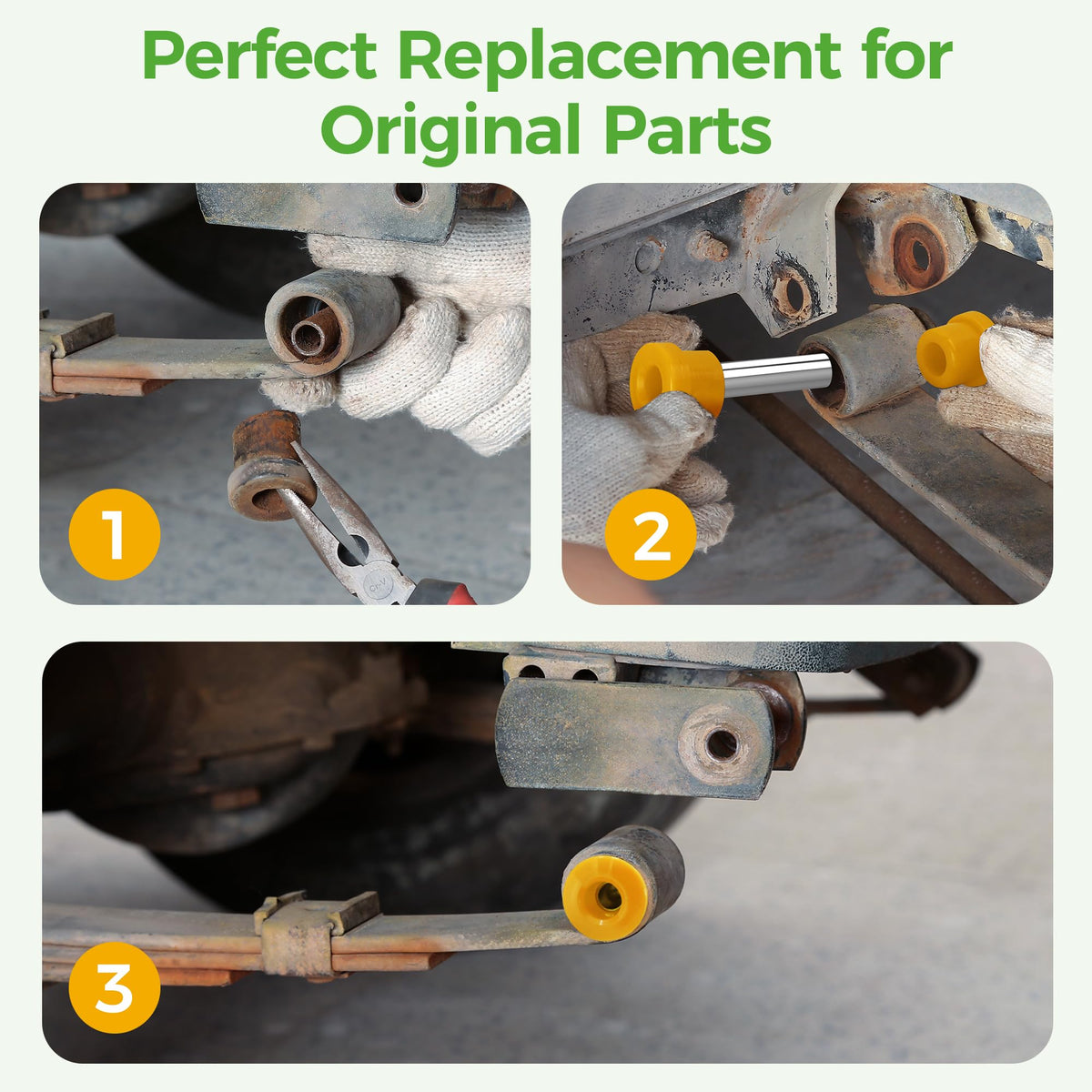 10L0L leaf spring assembly highlights durable sleeves and bushings