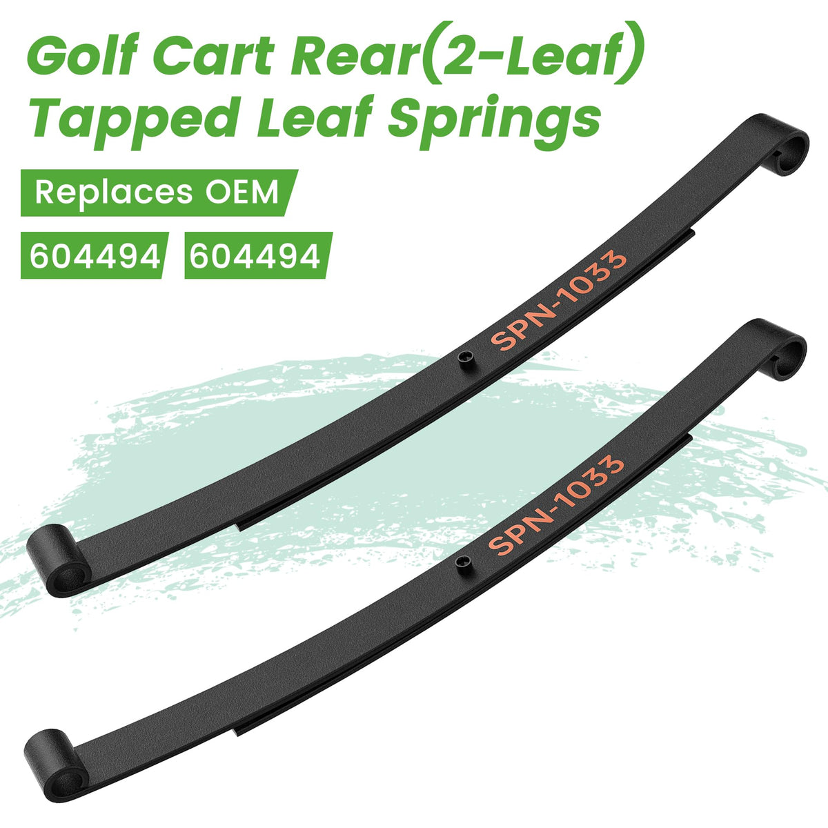 10L0L leaf-spring assembly on workbench ready for upgrade
