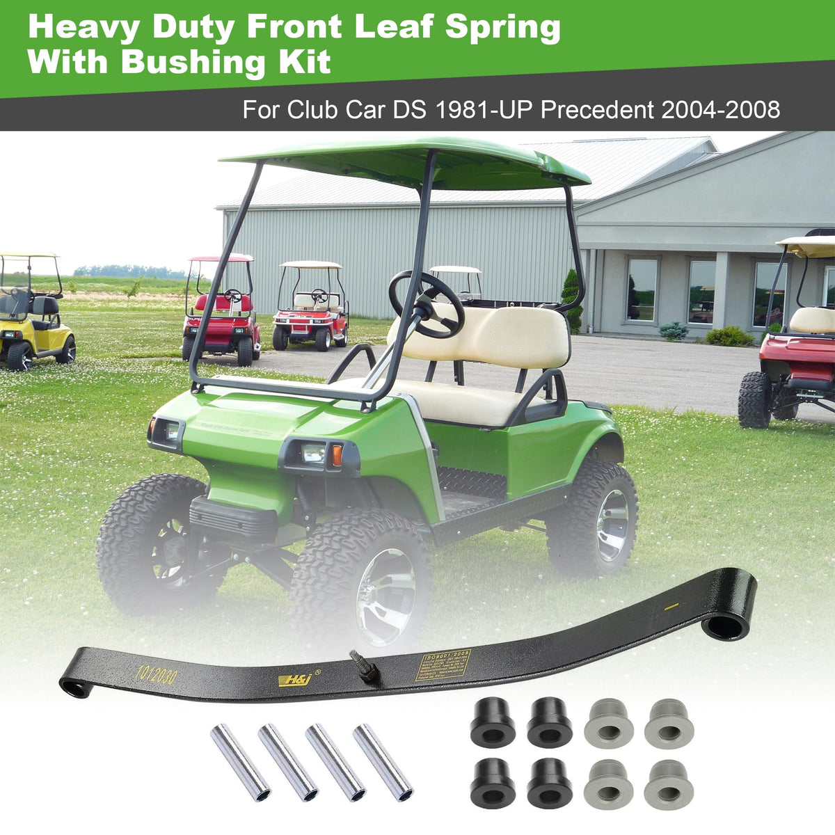10L0L leaf spring kit with bushings and sleeves supports durable performance