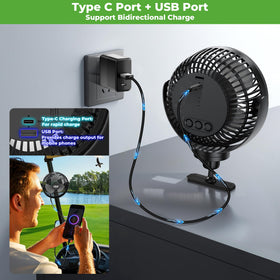 10L0L built-in LED light adds nighttime visibility on drives.