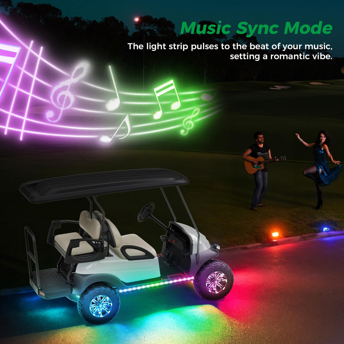 10L0L led strip 24-5-inches mounted on rear for accents.
