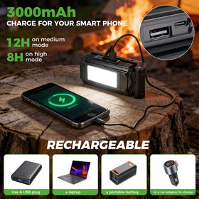 10L0L light hanging from a carabiner for versatile mounting
