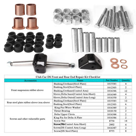 10L0L locknut and screws ensure secure kingpin installation during service